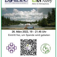 Plakat zur Earth Hour am 26.03.2022