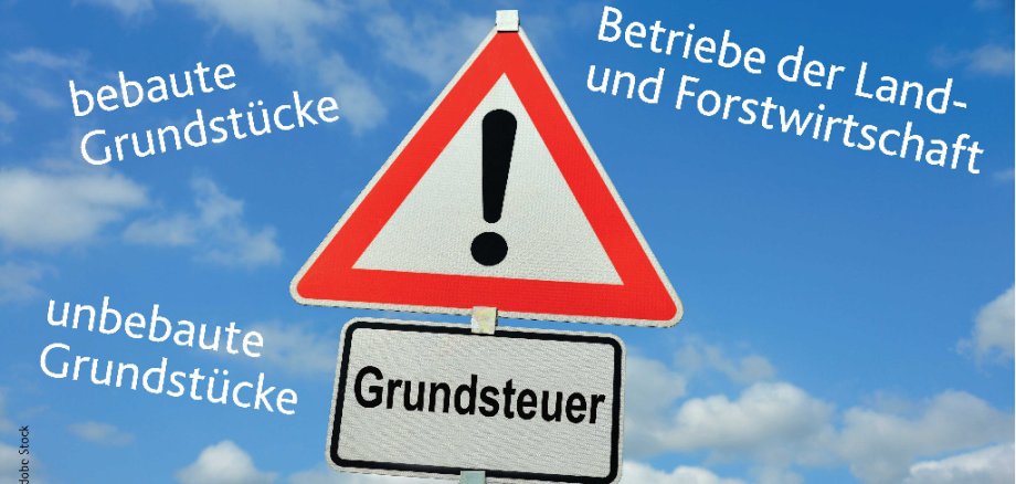 Plakat zur Grundsteuerreform