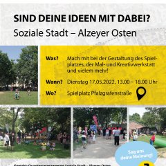 Plakat "Sind deine Ideen dabei?"