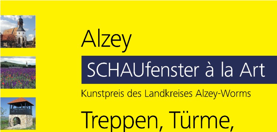 Plakat zu "SCHAUfenster à la Art"