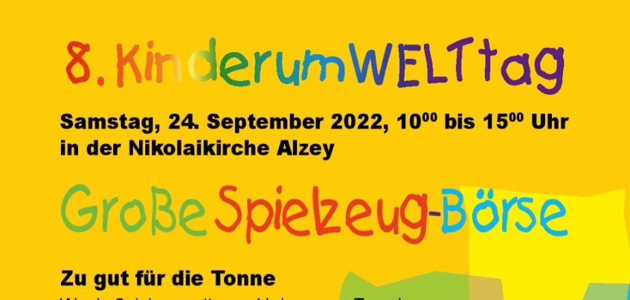 Plakat zum 8. Kinderumwelttag