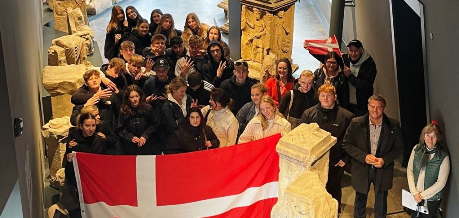 Eine Schülergruppe aus Dänemark zu Besuch in Alzey