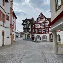 Blick vom Rossmarkt auf den Fischmarkt