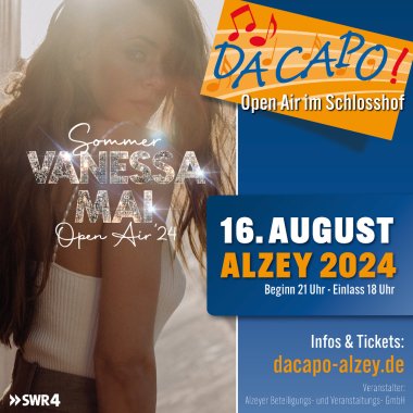 Vanessa Mai DaCapo Plakat