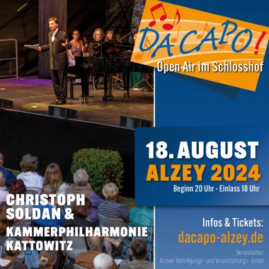 Christoph Soldan DaCapo Plakat