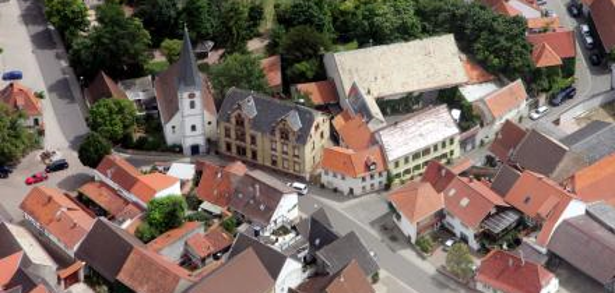 Heimersheim von Oben. 