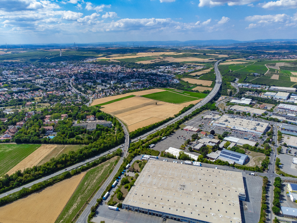 Alzey aus der Vogelperspektive