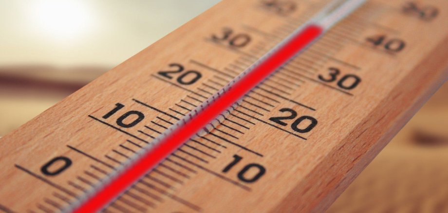 Ein Thermometer