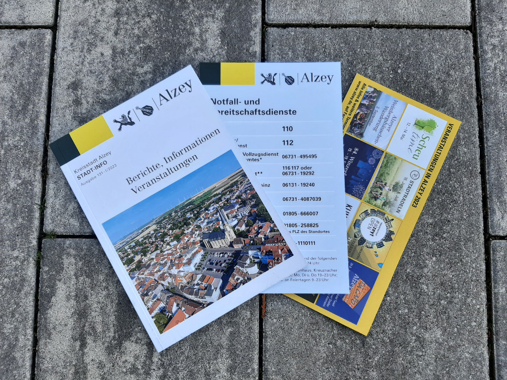 Exemplar einer Stadt-Info Ausgabe
