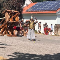 Bogenschütze beim Römerfest