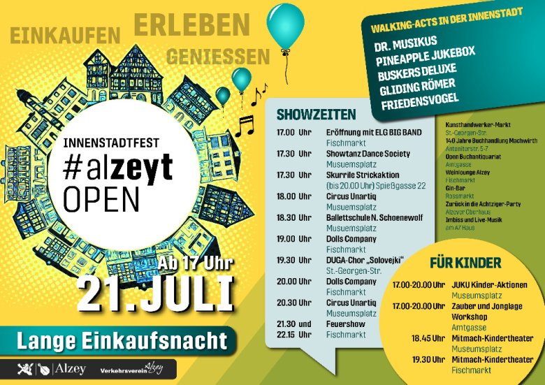 Flyer zu #alzeytOPEN