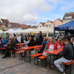 Großes Publikum beim Vortrag