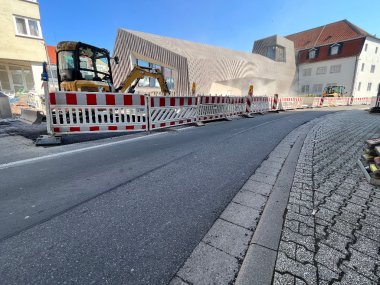Die Baustelle in der Hospitalstraße