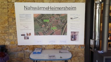 Poster zur Nahwärme in Heimersheim
