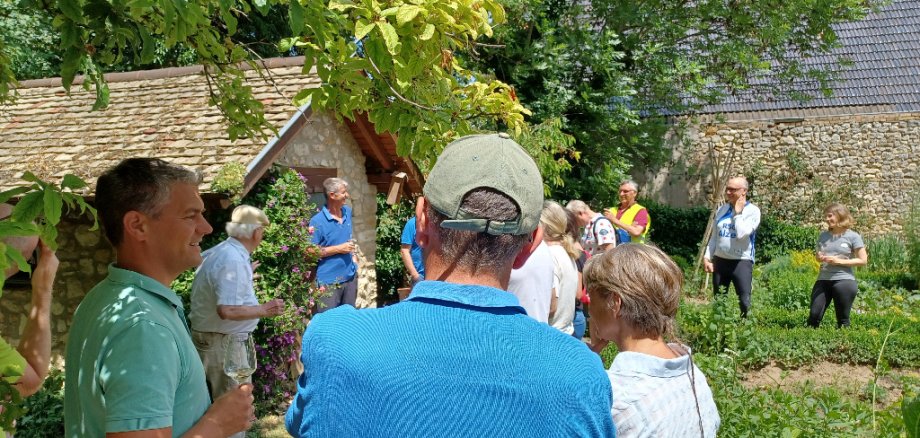 Hausgarten der Famlie Storr nach historischem Vorbild 