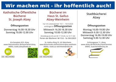 Flyer zum Lesesommer