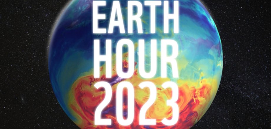 Plakat zur Earth Hour 2023