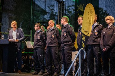 Ehrung der freiwilligen Feuerwehr beim Jahresempfang