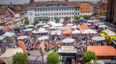 Das Streetfoodfestival aus der Vogelperspektive