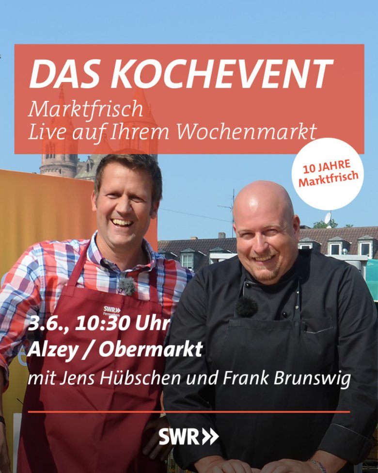 SWR PLakat zum Wochenmarkt