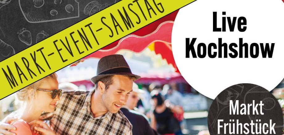 Plakat zum Wochenmarkt