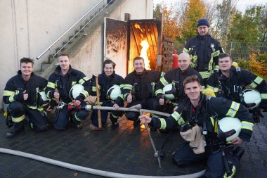 Immer da, wenn es brenzlig wird: Die Atemschutzgeräteträger bei der Freiwilligen Feuerwehr Alzey.