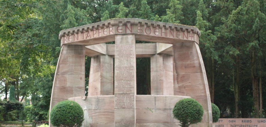 Gedenkstätte am Alzeyer Friedhof