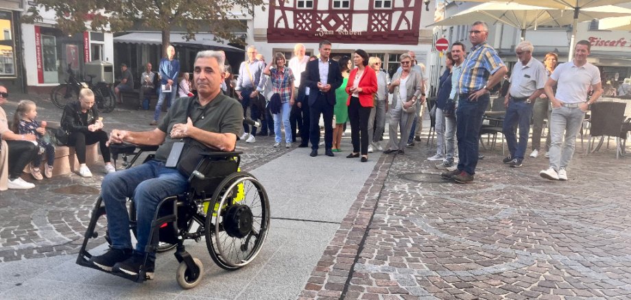 Einweihung der barrierefreien Rollbahn in Alzey