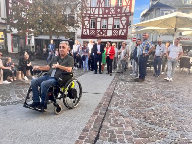 Einweihung der barrierefreien Rollbahn in Alzey