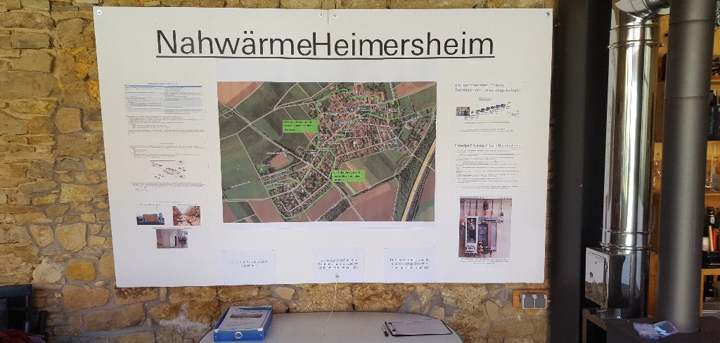 Nahwärme Heimersheim Plakat