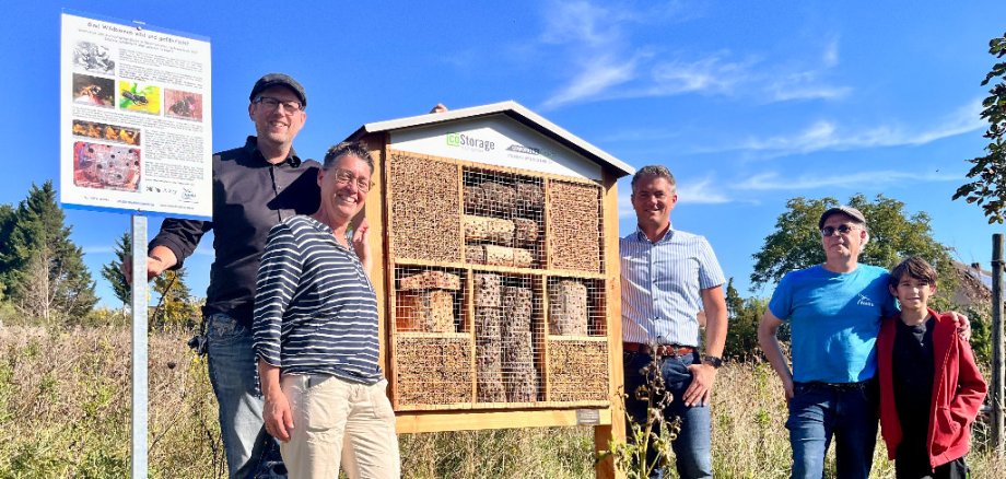 Ein Bienenhotel