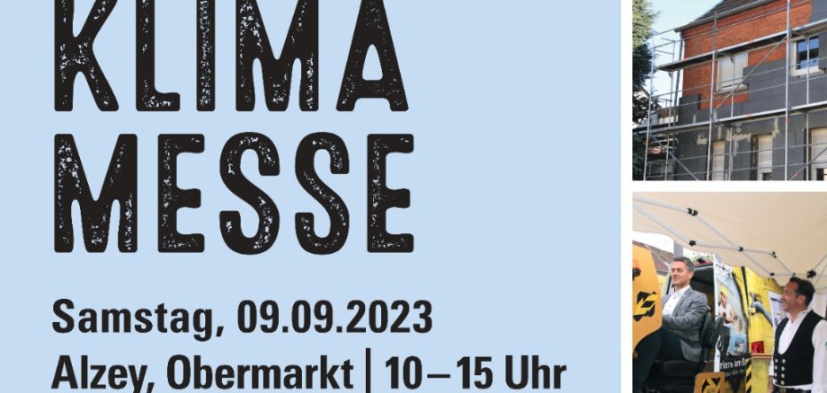 Plakat zur Klimamesse