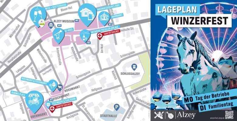 Winzerfest Lageplan