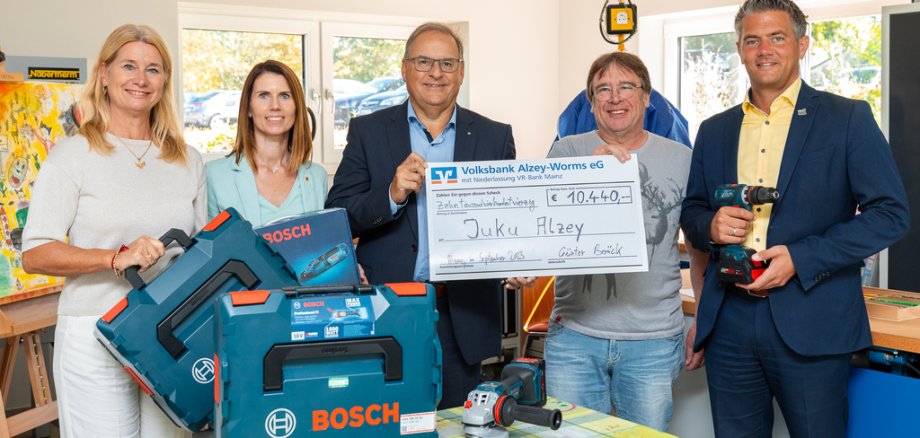 Über 10000 Euro für die JuKu Werkstatt