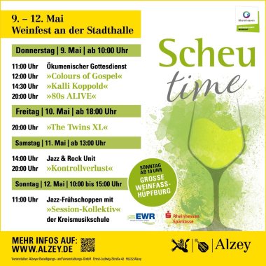 Zeitablauf der Scheu time 2024