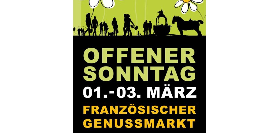 Das Plakat zum Frühlingswochende. 