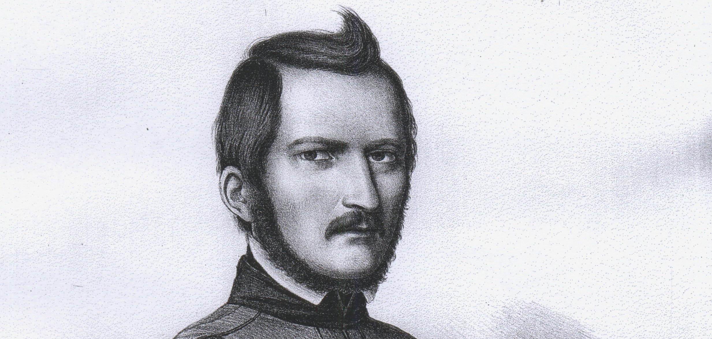 Ein historisches Bild eines Mannes. 