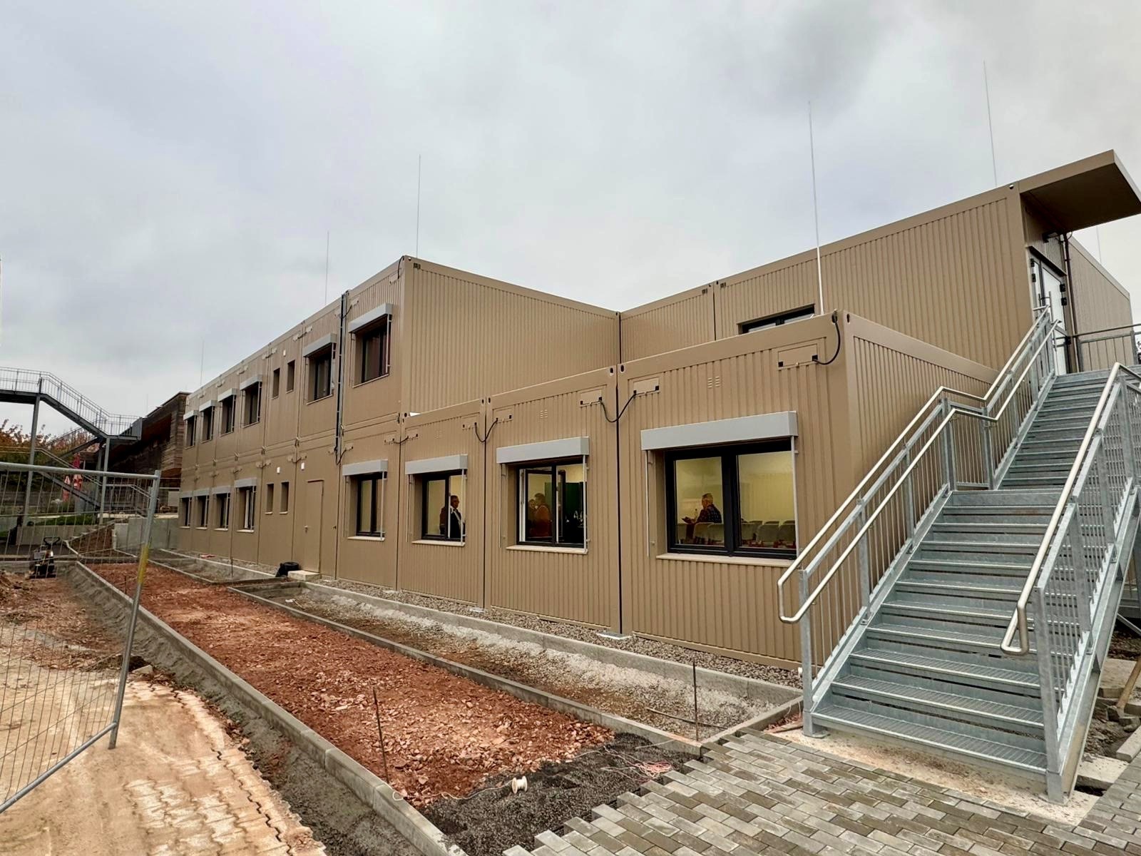 Schulcontainter Albert-Schweitzer-Schule Alzey