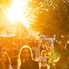 Winzerfest Sonnenuntergang
