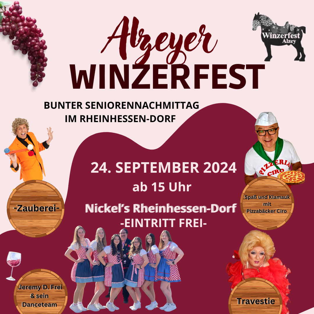 Das Plakat zum Seniorennachmittag