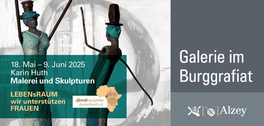 Flyer Ausstellung von afemdi-projekte im Burggrafiat