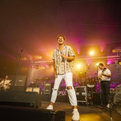 DaCapo Konzert, auf den Sänger gerichtet
