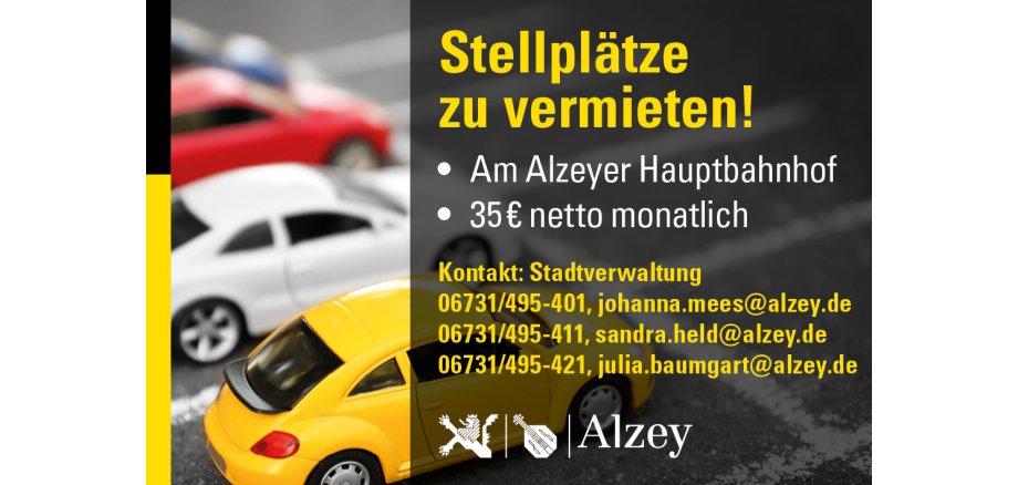 Stellplatz, Bahnhof Alzey zu vermieten. 35 Euro, im Monat.