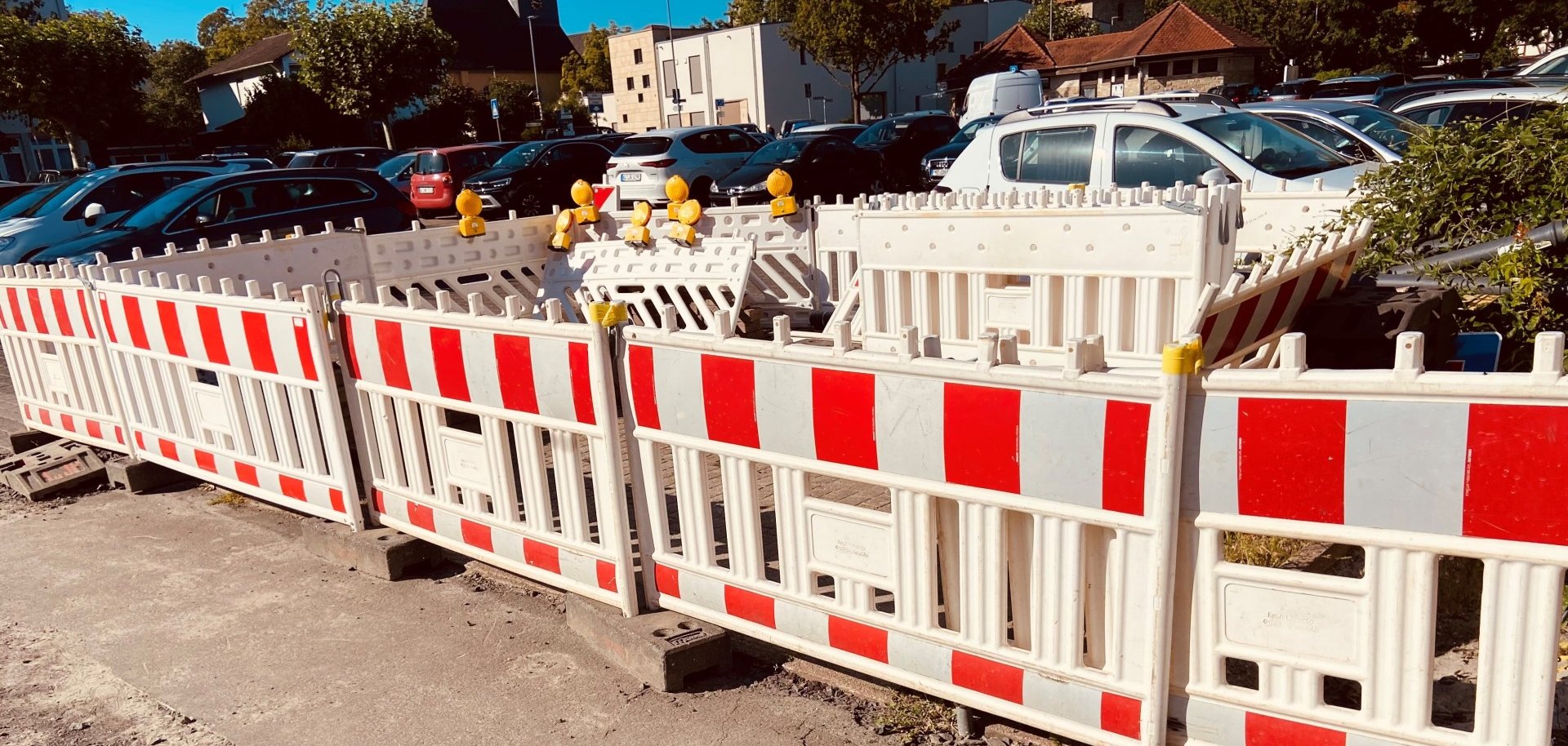 Baustelle in der Raugrafenstraße