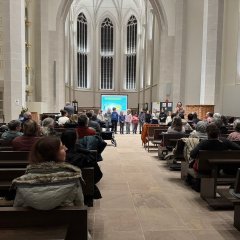 Nach Süd, West und Ost folgt nun Nord: Die Auftaktveranstaltung zum Innenstadtsanierungsgebiet Nord in der Nikolaikirche.