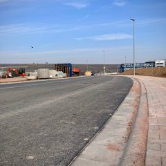 Infrastruktur und Straßenausbau spielten auch im Jahr 2025 eine große Rolle bei den baulichen Maßnahmen.