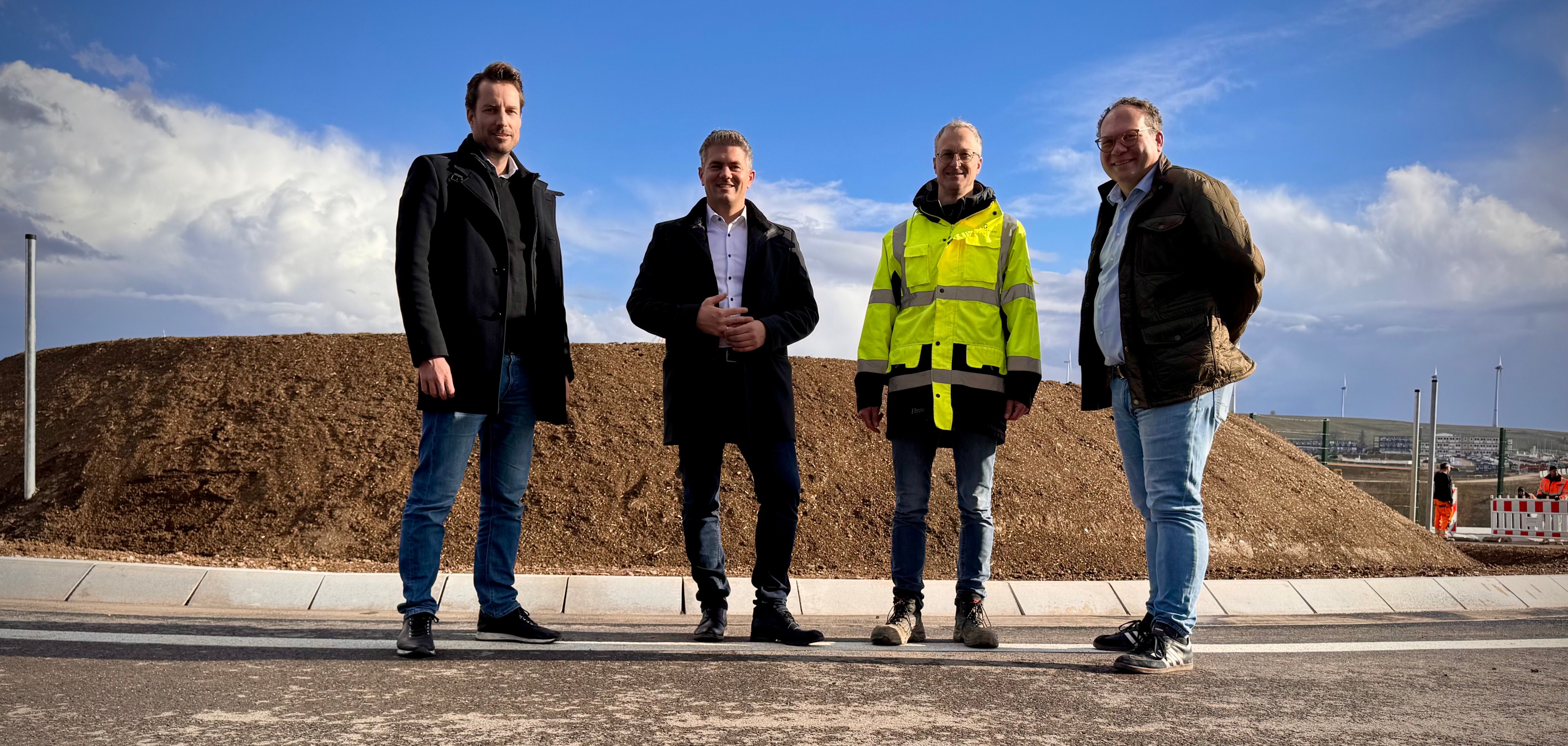 Freigabe des Kreisverkehrs