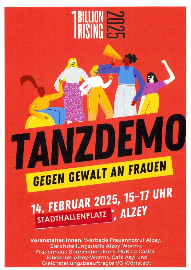 Tanzdemo gegen Gewalt für Frauen