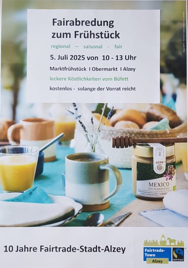 Fairabredung zum Frühstück Einladung