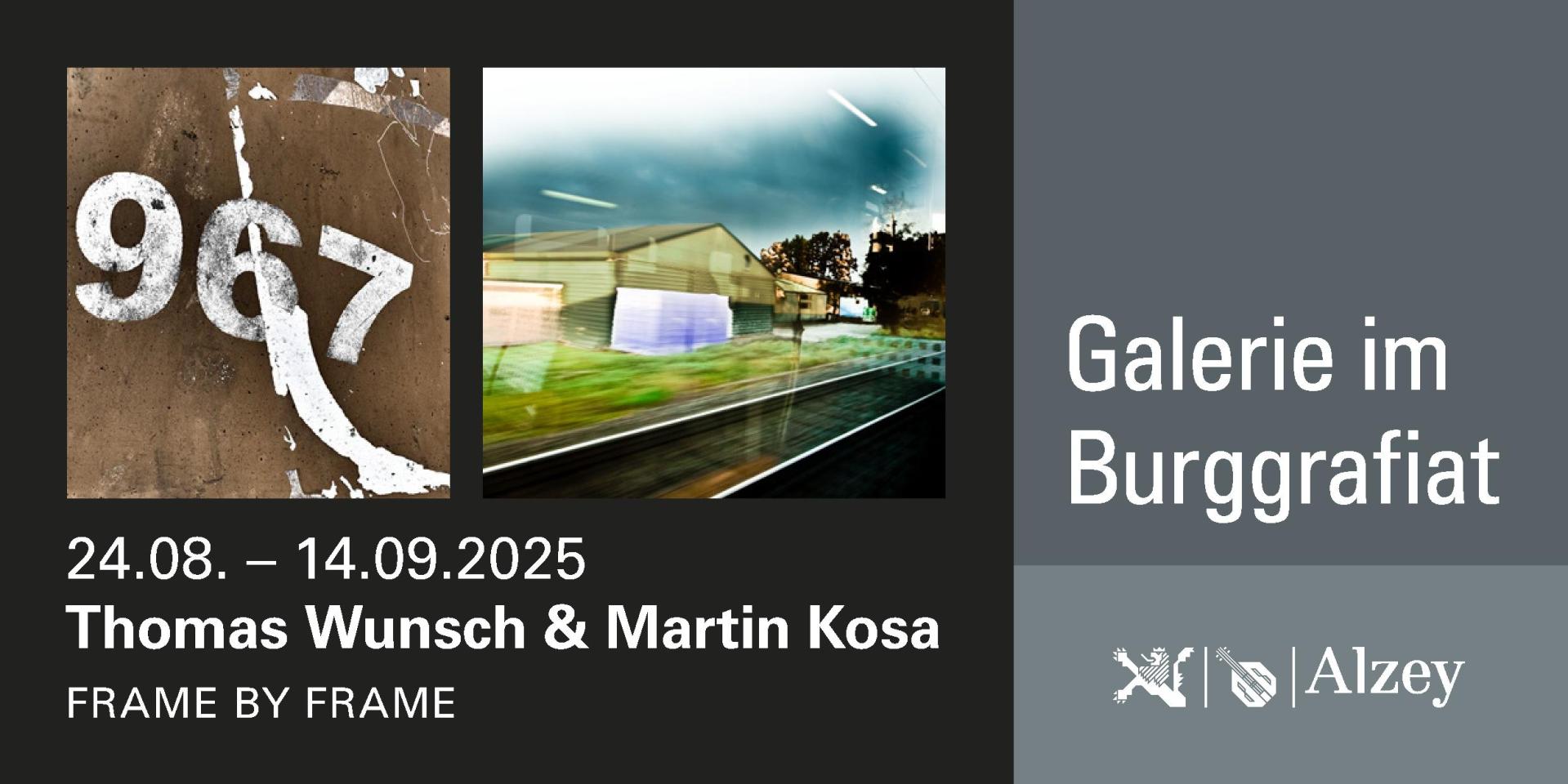 Flyer Ausstellung im Burggrafiat von Wunsch und Kosa